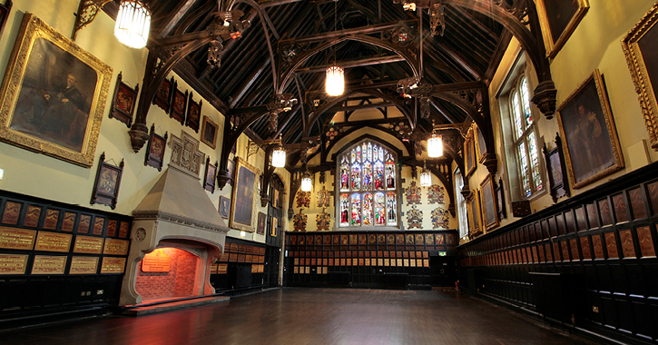 Great Hall inside Durham Town Hall